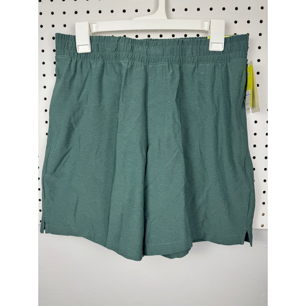 All in Motion Mens Everyday Woven Shorts Dark‎ Teal Green Size M New